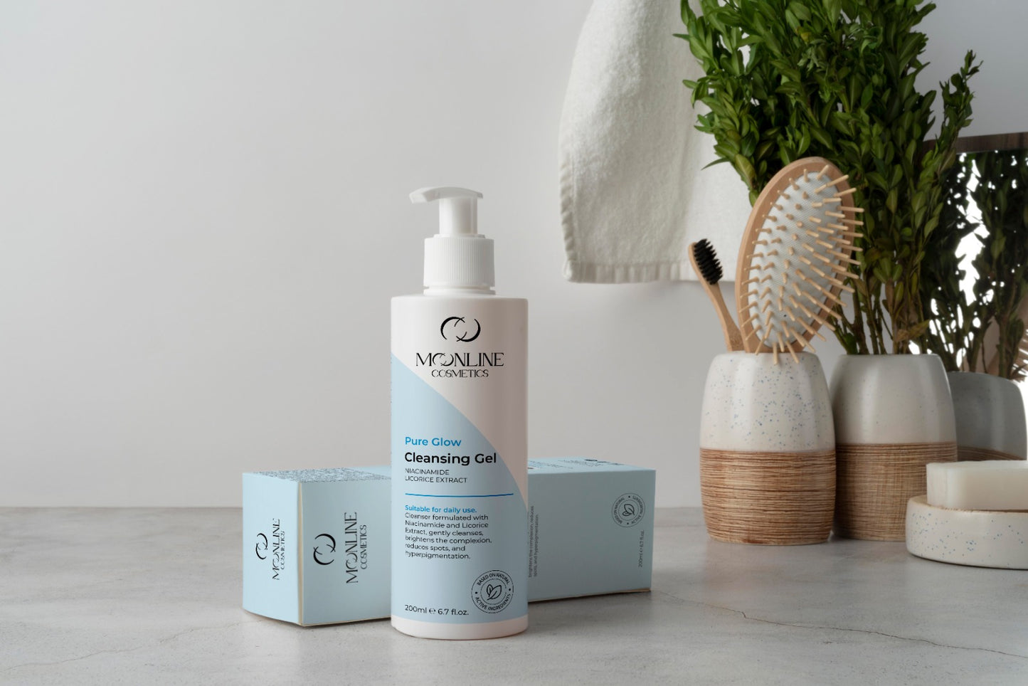 Pure Glow - Deep Cleansing Gel with Niacinamide – Brighten & Refresh Your Skin