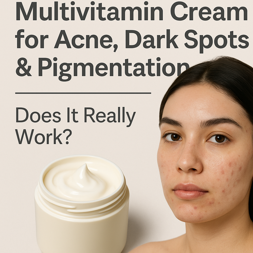 Multivitamin Cream for Acne, Dark Spots & Pigmentation: Does It Really Work?
