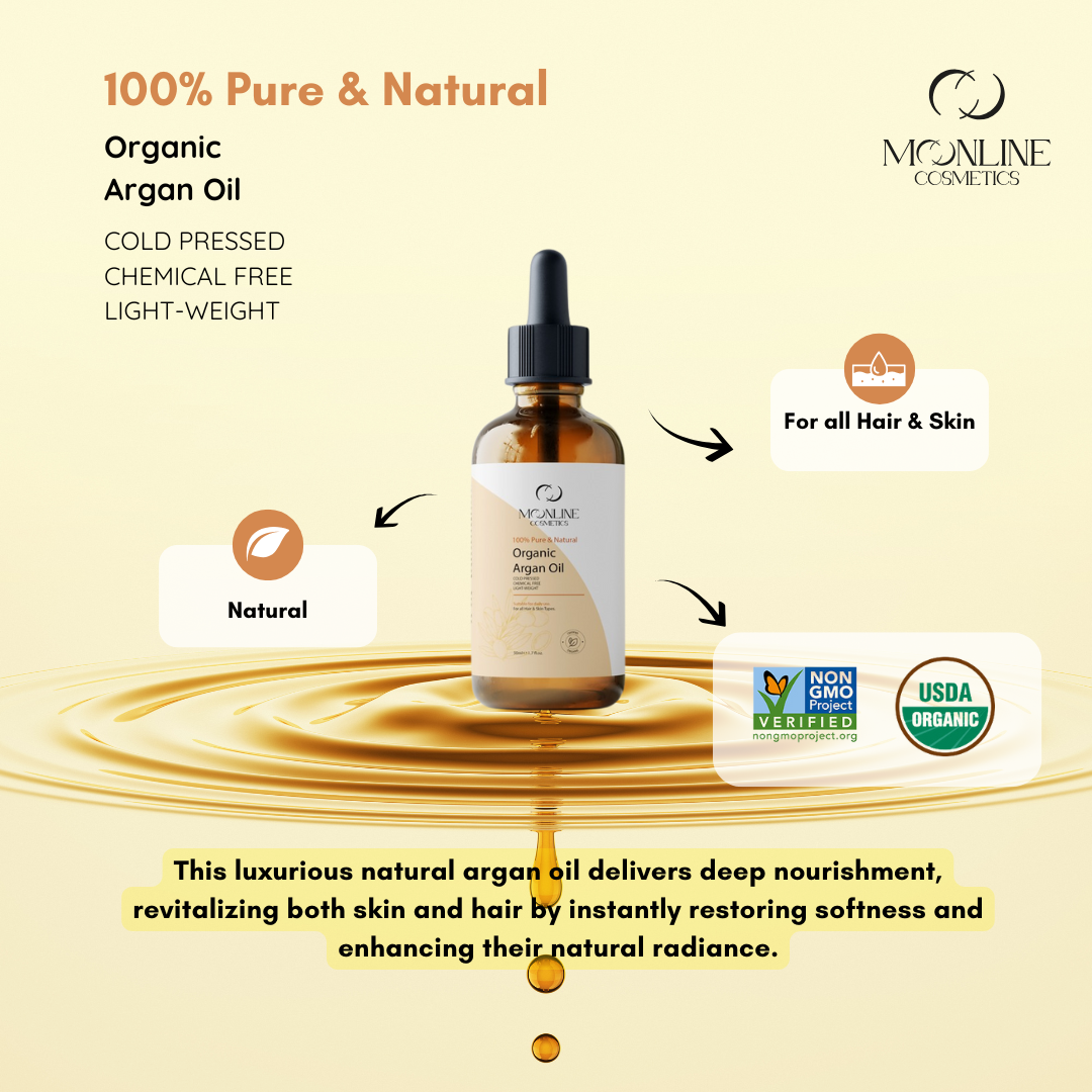 Image with description : USDA Certified Organic, Non GMO, Cold Pressed, Chemical Free, & 100% Pure