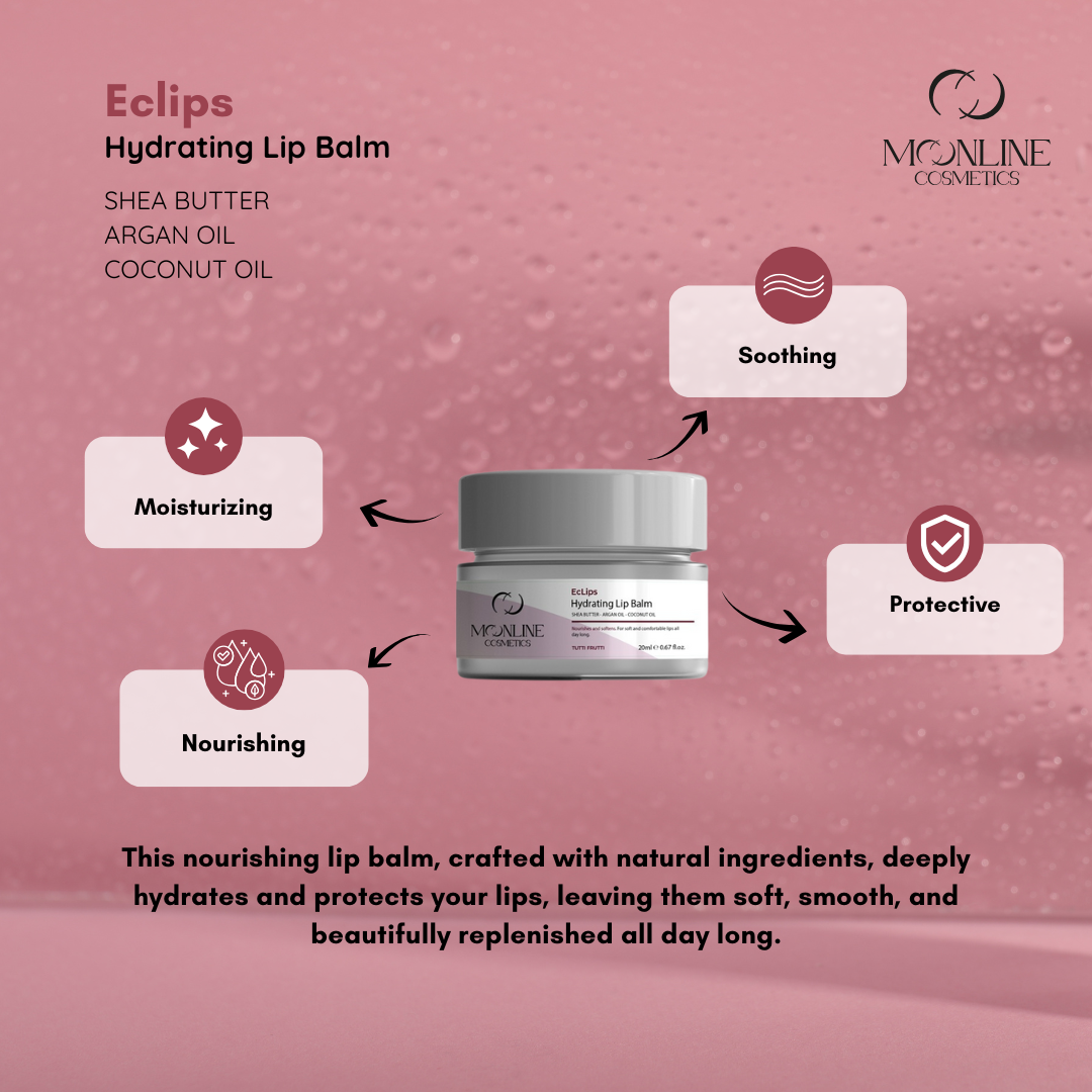 EcLips Moisturizing Lip Balm – Intense Hydration & Protection (Tuitti Fruitti) 0.67 ounces